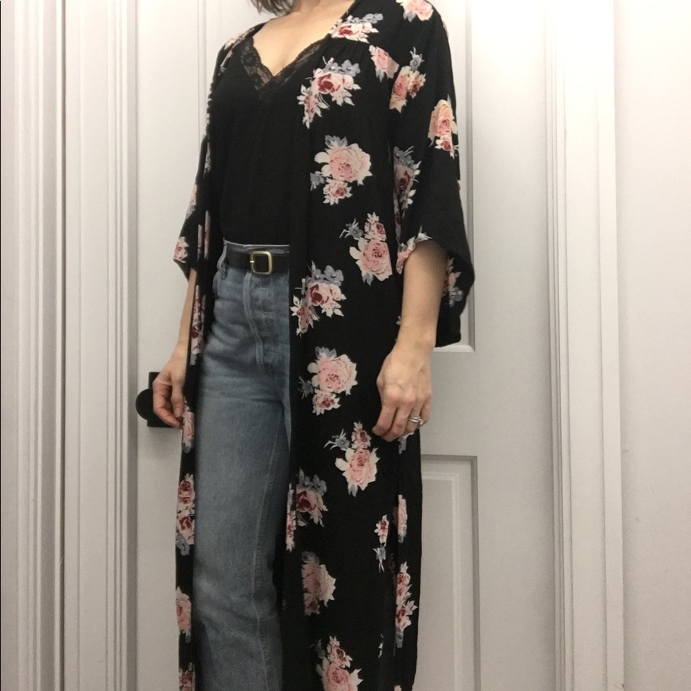 Floral kimono